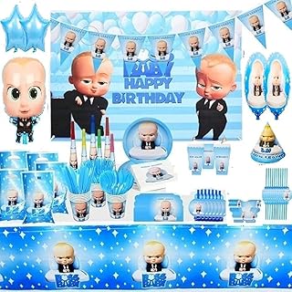 baby boy birthday supplies, baby party suppliesbackdrop, baby birthday theme decoration boy supplies plates,baby theme party