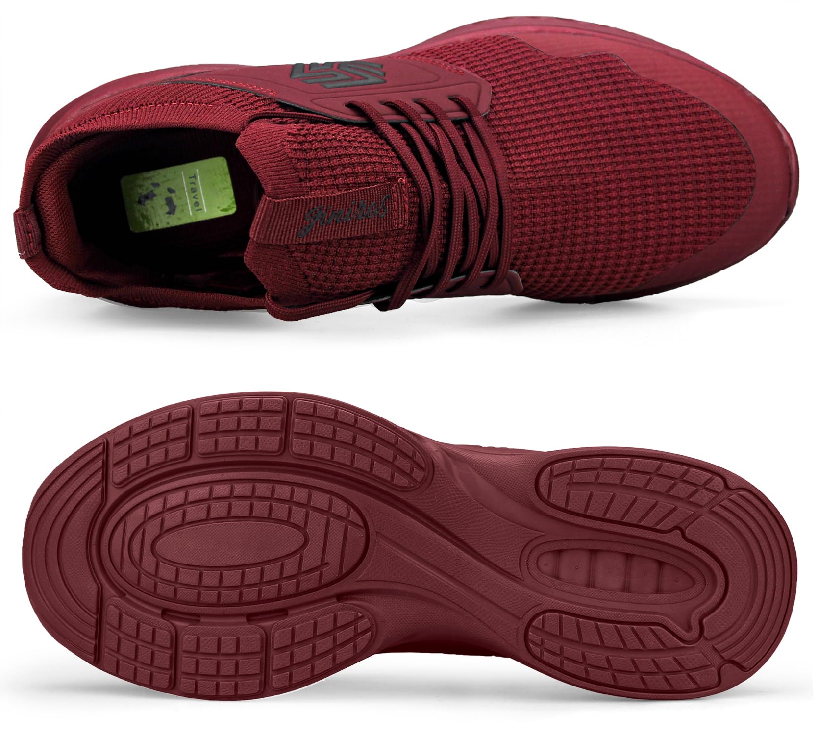 Giniros Sneakers Uomo Scarpe Running Ginnastica Corsa Camminata Leggere Traspiranti Casual Sportive Palestra Trekking Tennis Trail Mesh Basket Comode Outdoor Fitness Jogging Lavoro Scarpe