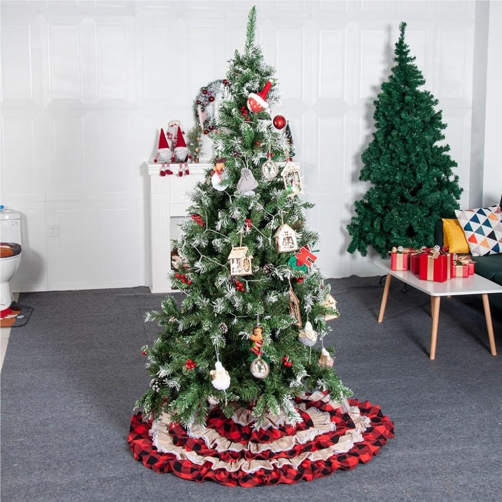 Tree Skirt Christmas Christmas Tree Skirt Christmas Plaid Tree Skirt Christmas Tree Skirt Plush Sequin Snowflake Tree Skirt Christmas Skirt Tree