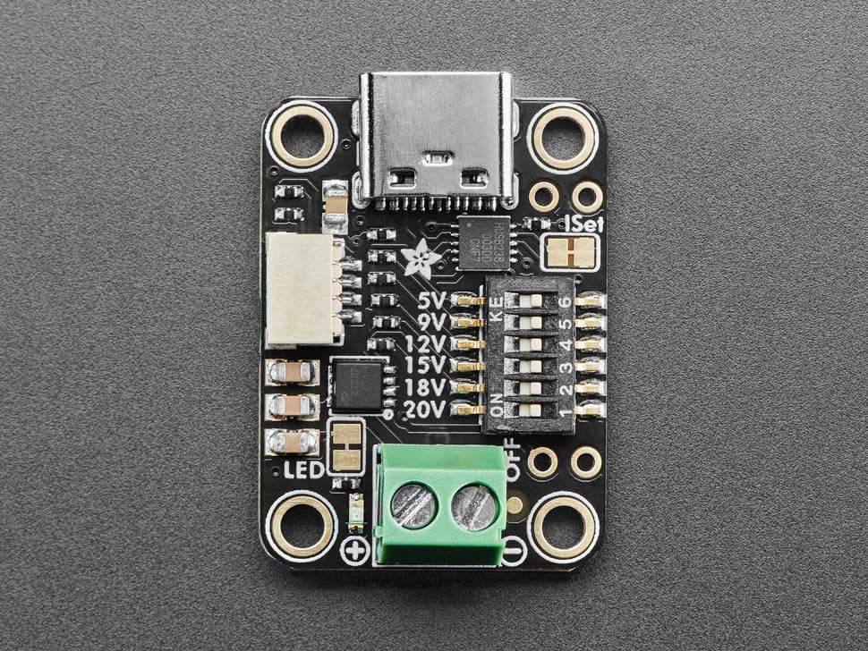 Adafruit USB Type C Power Delivery Dummy - I2C o Switchable - HUSB238 - Stemma QT/Qwiic, 5991