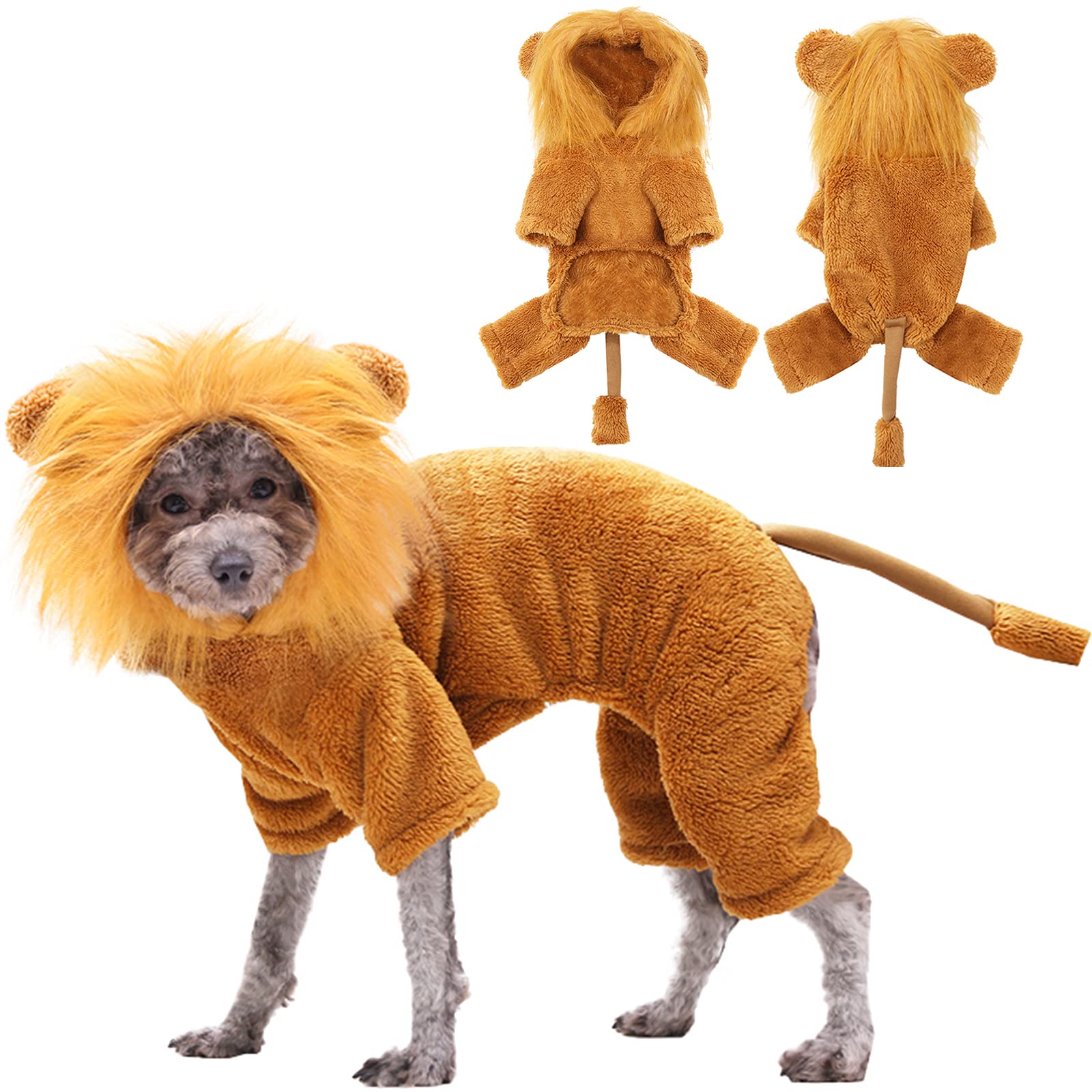 Buy Lion Dog Costume Halloween Lion Costumes for Dogs, Funny Lion