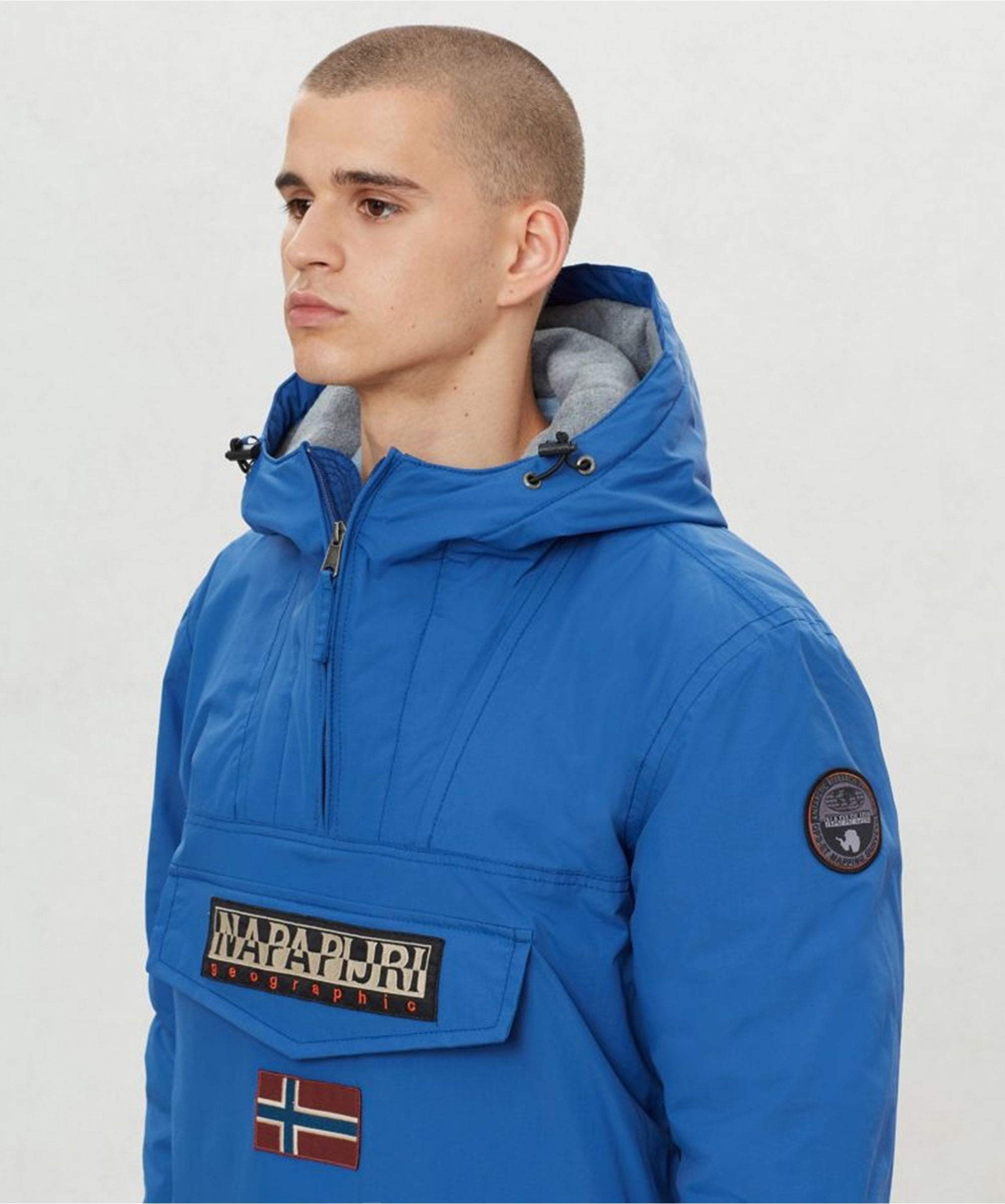 Napapijri Rainforest Winter - Giacca con cappuccio, 100 % Poliammide, Tasca a marsupio, Uomo