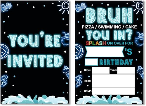 Miniatura 14 de Lindas invitaciones para fiesta de 2º cumpleaños con sobres, juego de 20 excavadoras de camiones volquete, construcción de 2 años, invitaciones