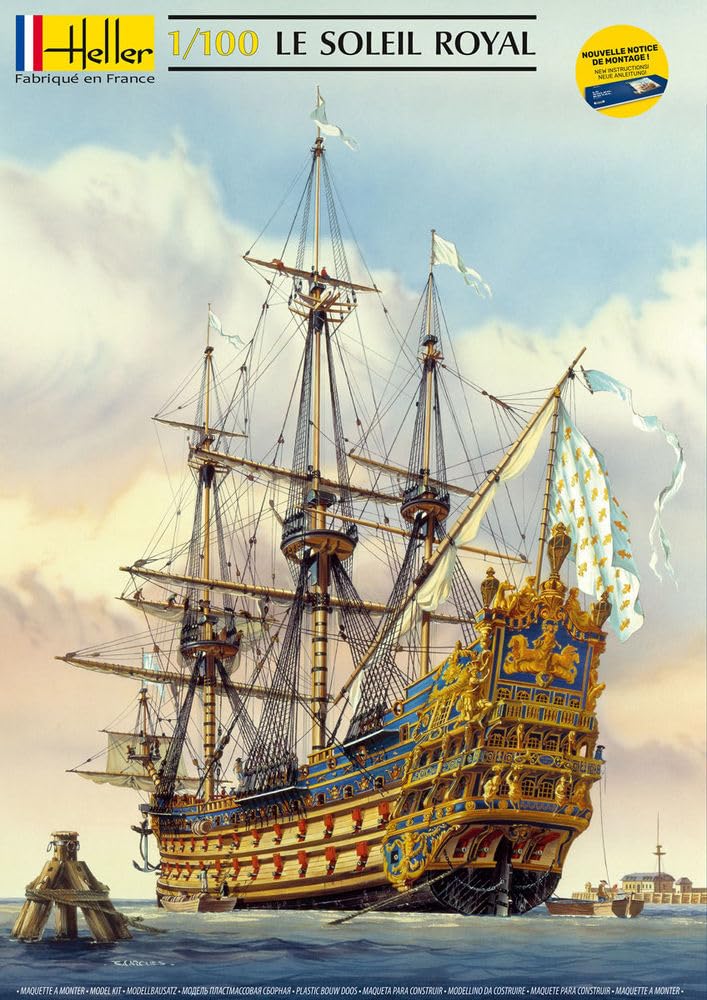 Amazon | Le Soleil Royal Huge Sailing Ship 1/100 Heller