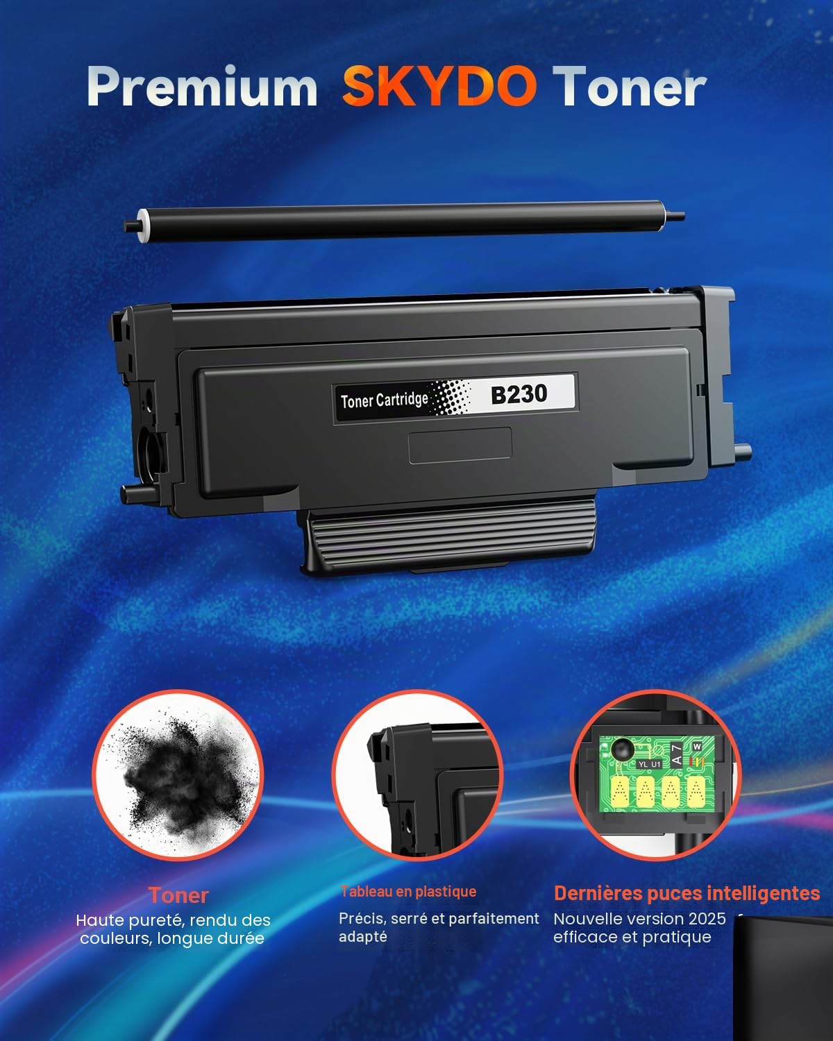 Skydo Toner B230 B225 B235 compatible avec Xerox 006R04400