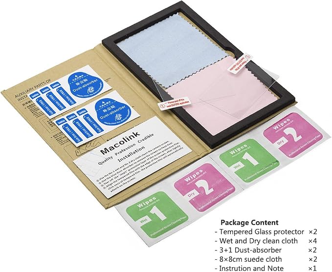 Protector de Pantalla de Vidrio Templado para Canon EOS 90D (2 Pack) miniatura 3
