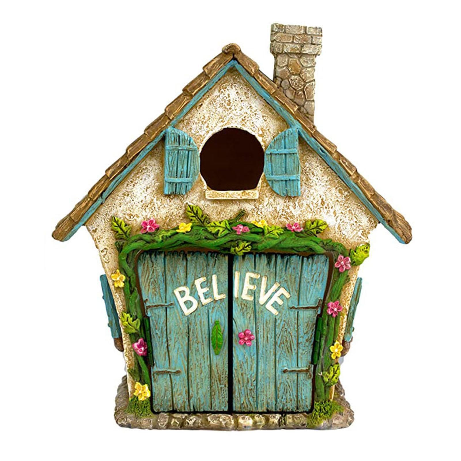 Maison de fées d'extérieur pour Adultes, Terrarium, Village de Noël
