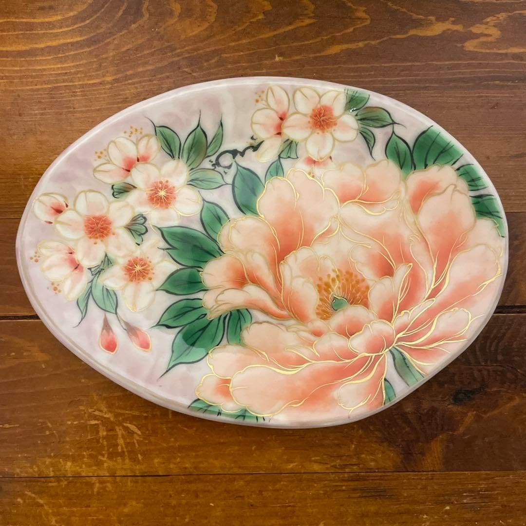 専用 陶あん 京焼 清水焼 花 小角皿 5枚まとめ 専用 陶あん 京焼