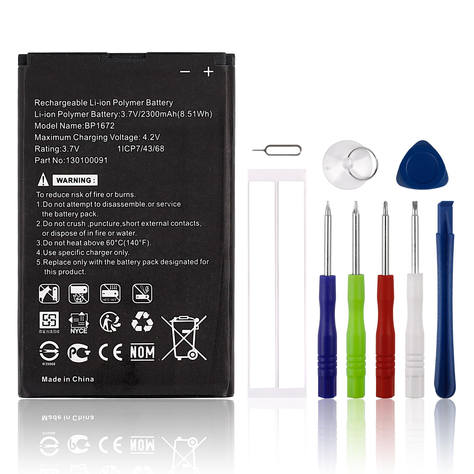 Cameron Sino Replacement Battery for Moxee K779 Hotspot - HHD10662 at