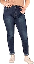 Nina Carter Damen Jeanshosen großen Größen Stretchjeans Plus Size Jeans Used-Look