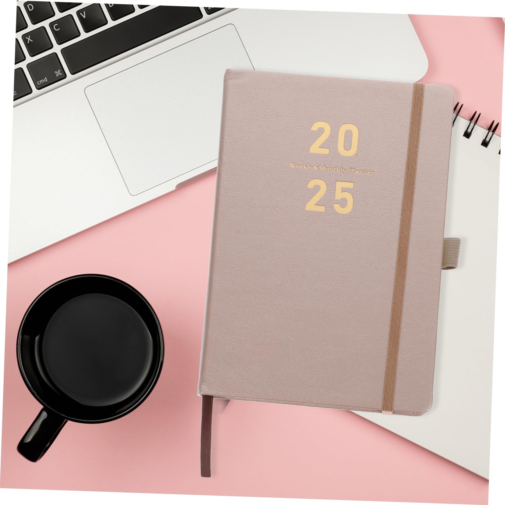 LALAFINA Planner Accademico Multifunzione Agenda Mensile e Settimanale Portatile Con Penna Inclusa Notebook Per Scrittura e Organizzazione Accessorio Ufficio Per Studenti e Lavoratori