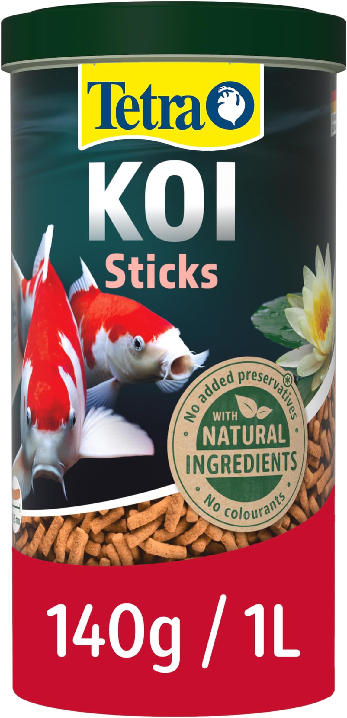 Tetra Koi Pond Fish Food Sticks 140g - biologically balanced for koi fish