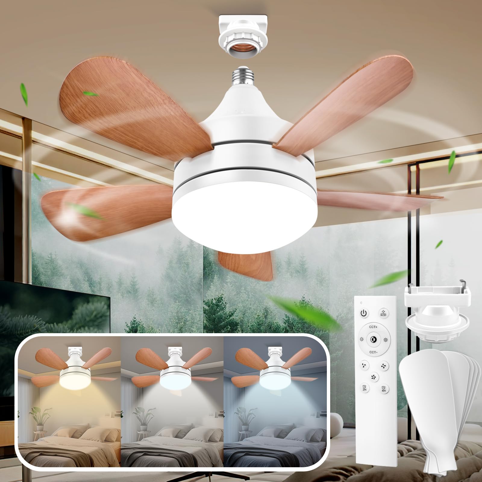 Amazon | Lavifer シーリングファンライト 引掛けモデル ファン