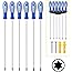 Amartisan 6-Piece Extra Long Torx Screwdrivers Set, length 12''(300mm) T10 - T30, Long Long star Screwdrivers Set
