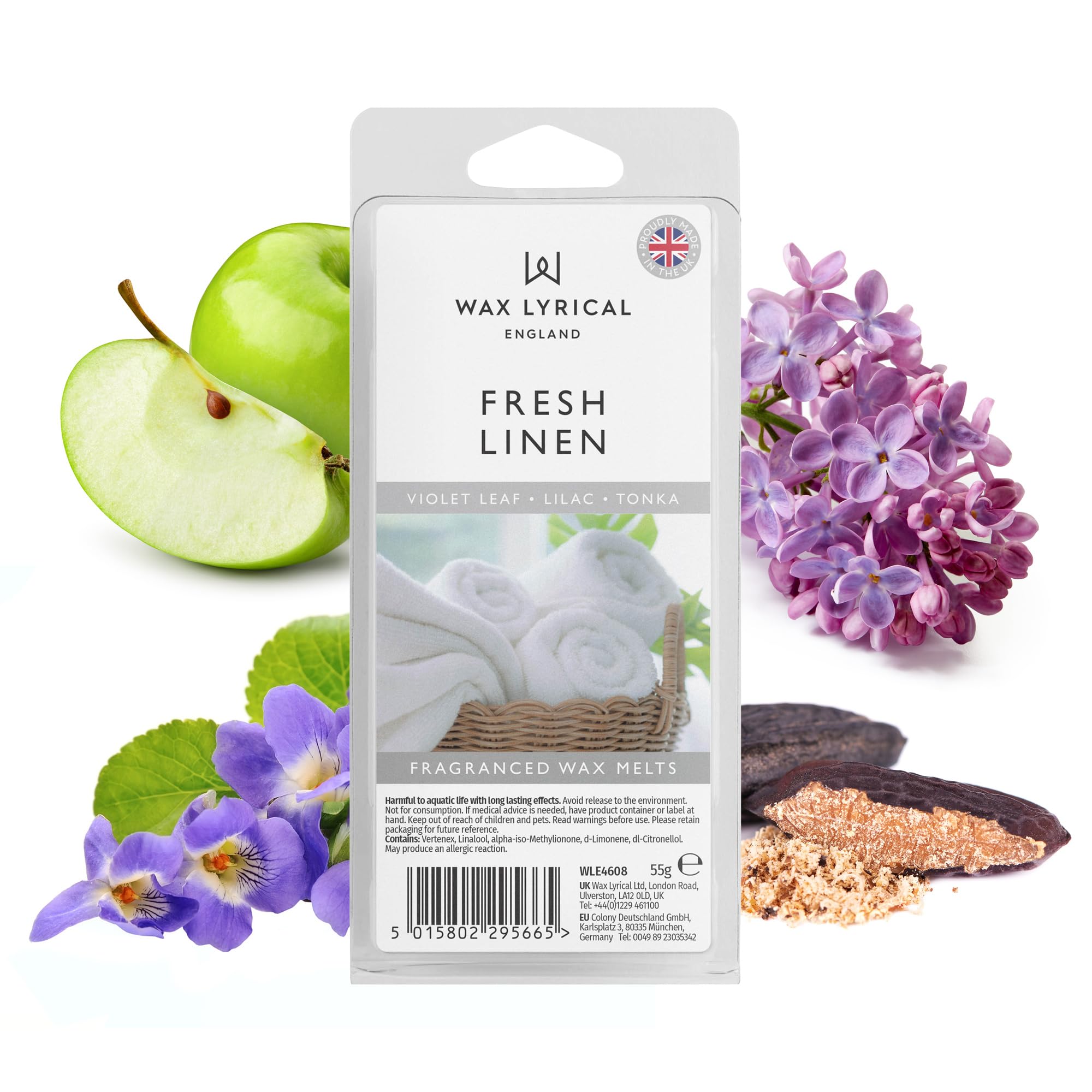 Wax Lyrical Fresh Linen Wax Melts, White