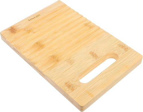 Miniatura 9 de Cabilock Tabla de lavado de madera, tabla de lavar, tabla de lavar a mano, mini tabla de fregar para el hogar, camisas de limpieza para niños