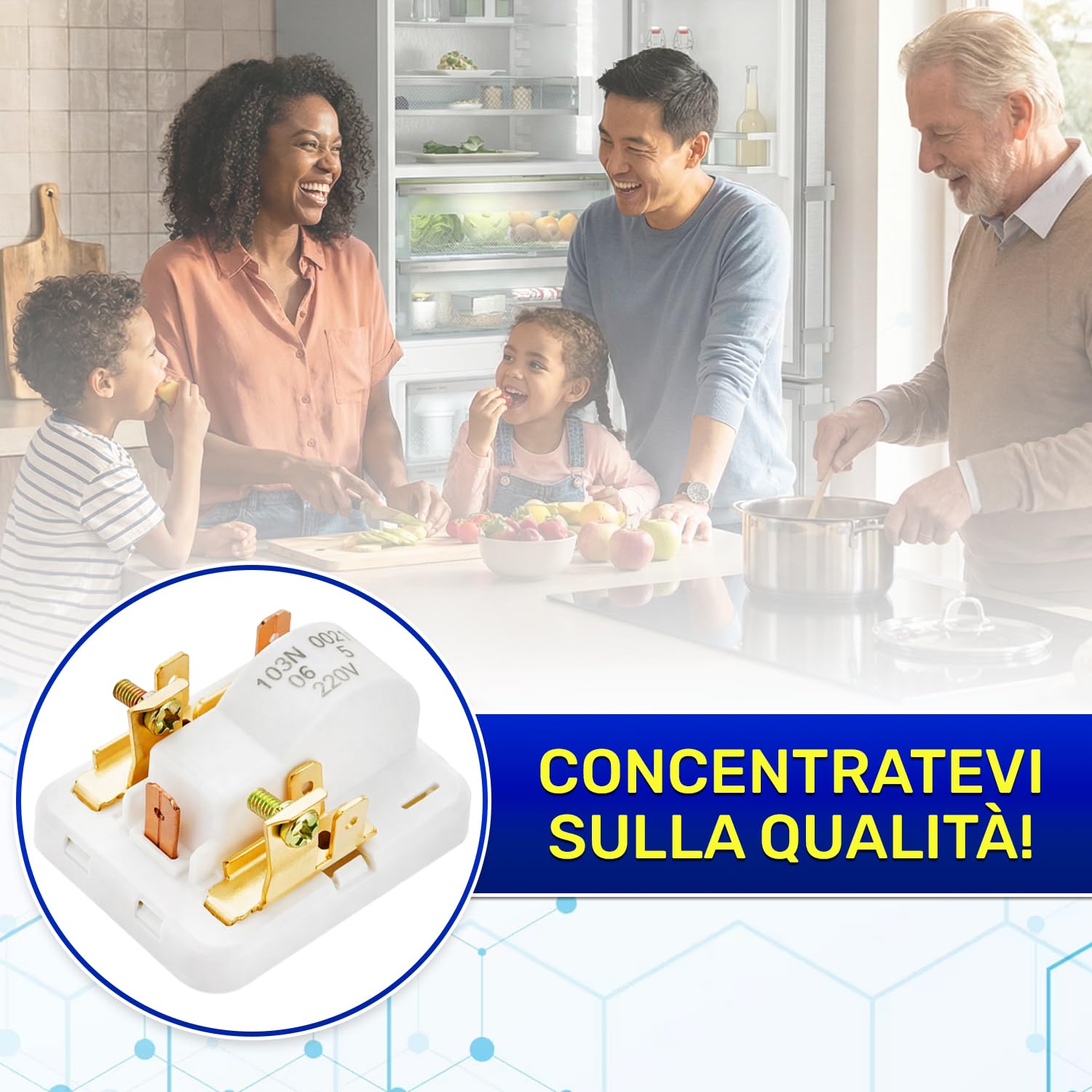 Rele di Protezione Motore del Compressore per Frigorifero 103N0021 per Danfoss Garanzia di 10 Anni - MONTERAL