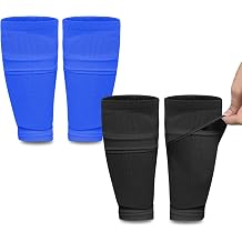 <span>2 Pairs Kids Youth Soccer Shin Guard Sleeves with Optimized Insert Pocket, Shin Pad Compression Sleeves for 3-15 Years Old Boys Girls Child Teens for Soccer Sport</span>