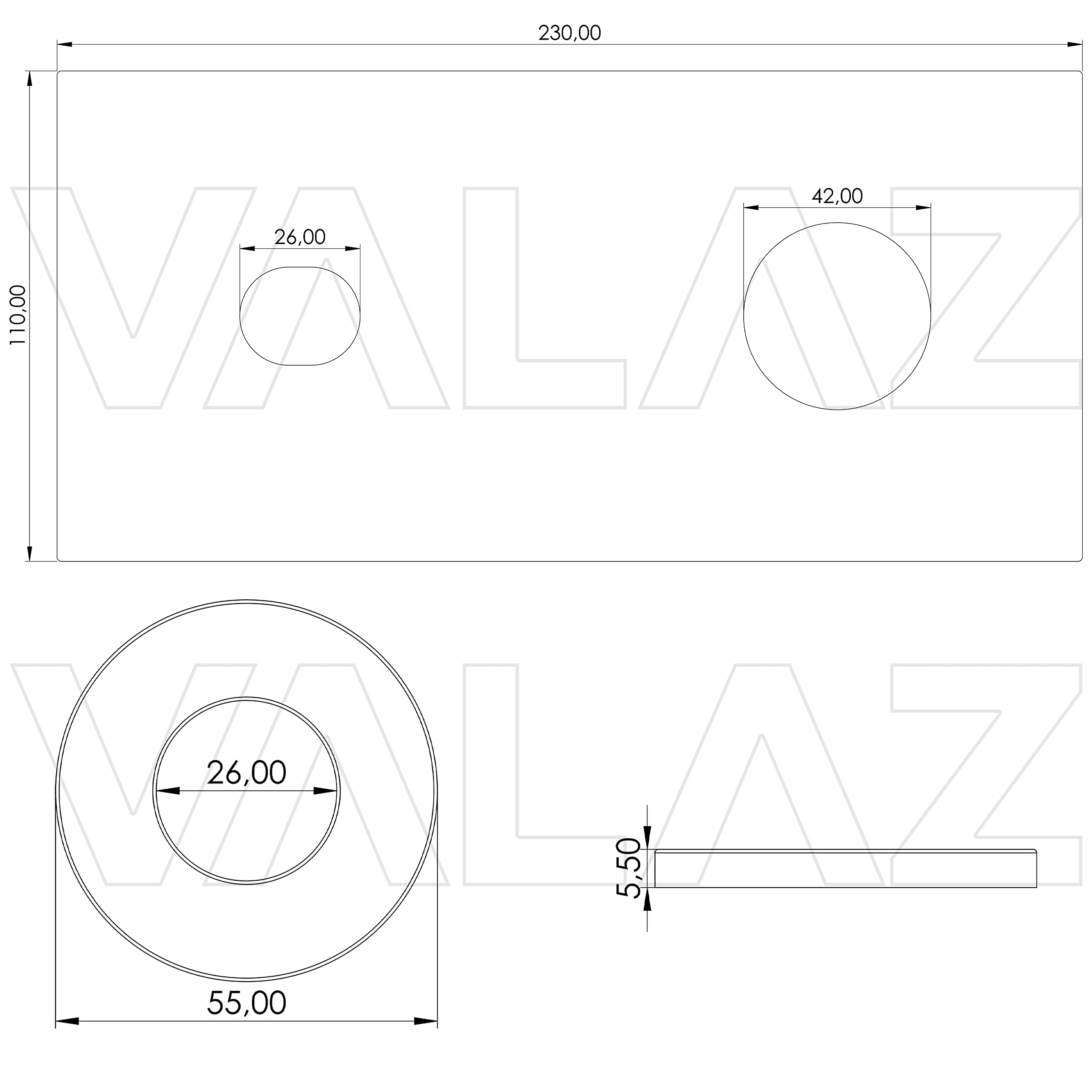 VALAZ Rubinetto Bagno Lavabo a Muro Nero | Miscelatore Lavabo Bagno Acqua Fredda e Calda, Risparmio Acqua | Installazione Facile | Ottone, Inossidabile, Elegante, Becco 21cm, Serie Jucar