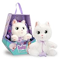 CRY BABIES Little Changers BABY PAWS Gatto, Cucciolo di Peluche Interattivo con Suoni