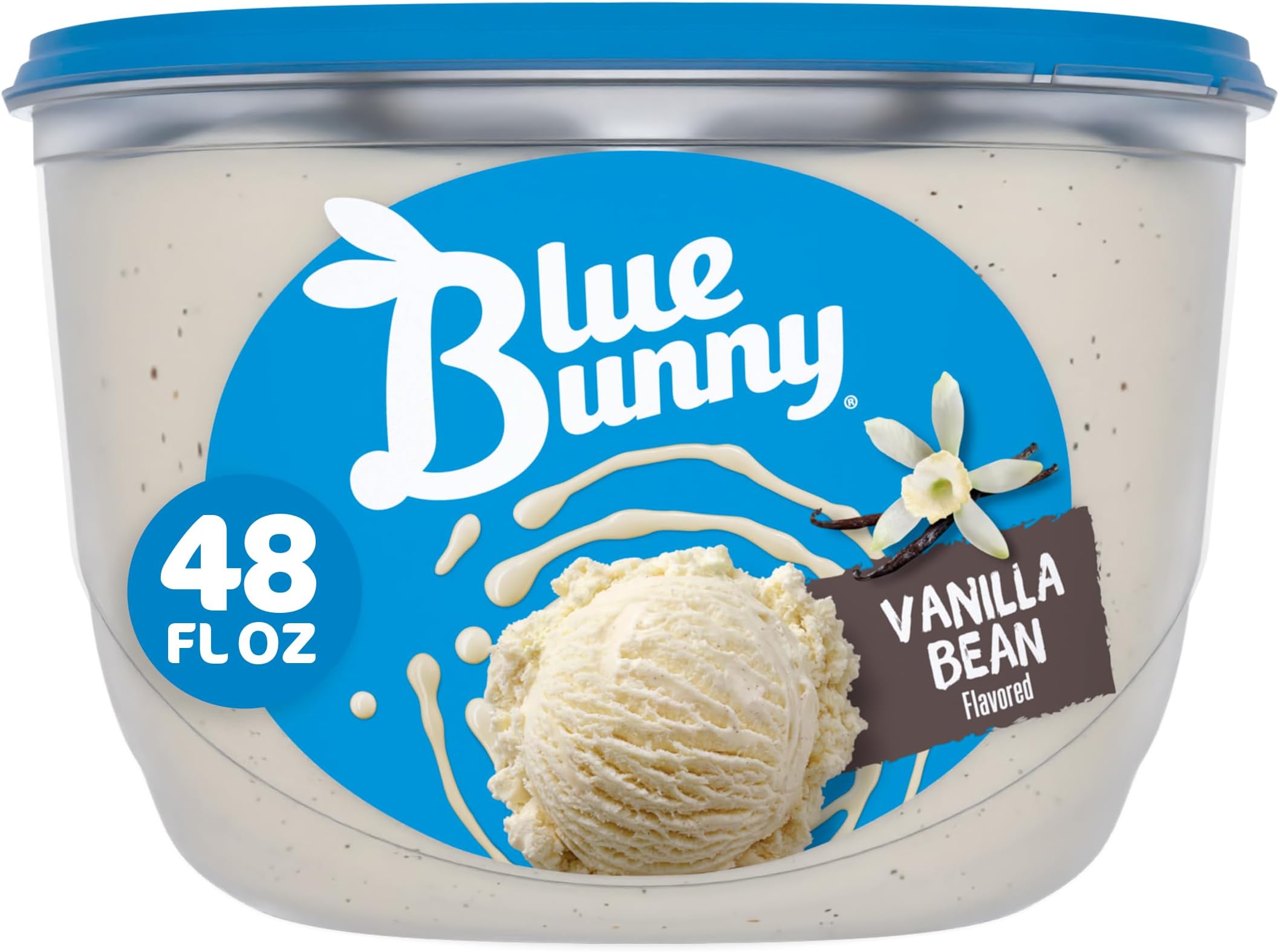 Premium Vanilla Bean Ice Cream , 48 fl oz