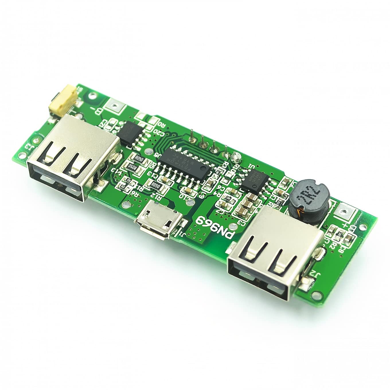 LED Dual USB 5V 2 4A Micro Type-C USB Mobile Power Bank 18650 Charging Module Lithium Battery Charger