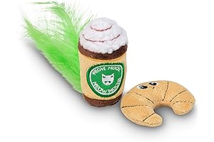 Silly Snacks and Funny Food Biscuit Cat Toy