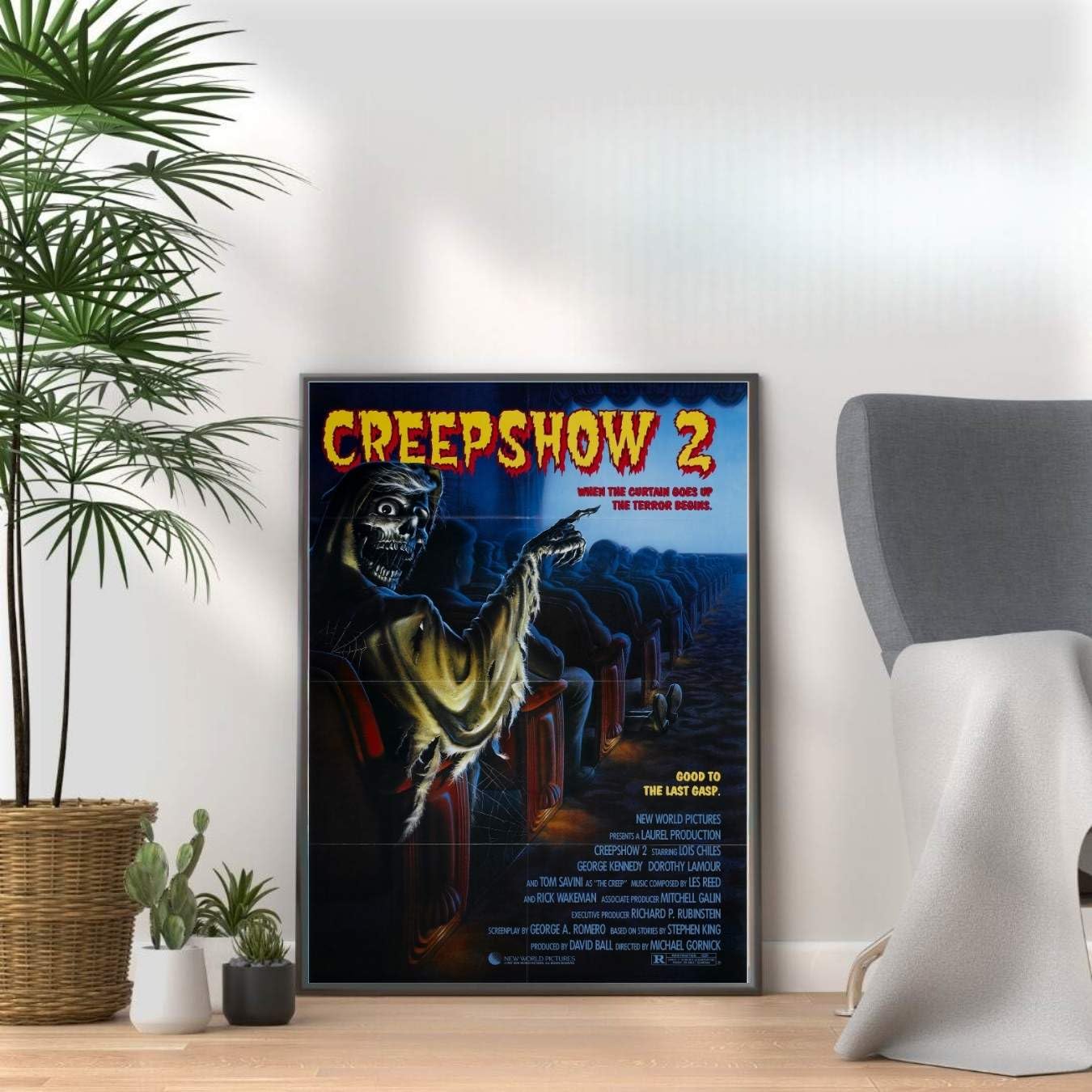 Horror Movie Poster Prints, Scary Film Wall Art, Halloween Decor, Horror Room & Home Cinema Wall Decor (CREEPSHOW 2, A3 Print Only (42x30cm))