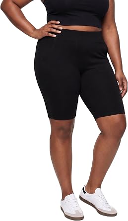 Torrid Womens Plus Size 11" Signature Waist Pocket Bike Short