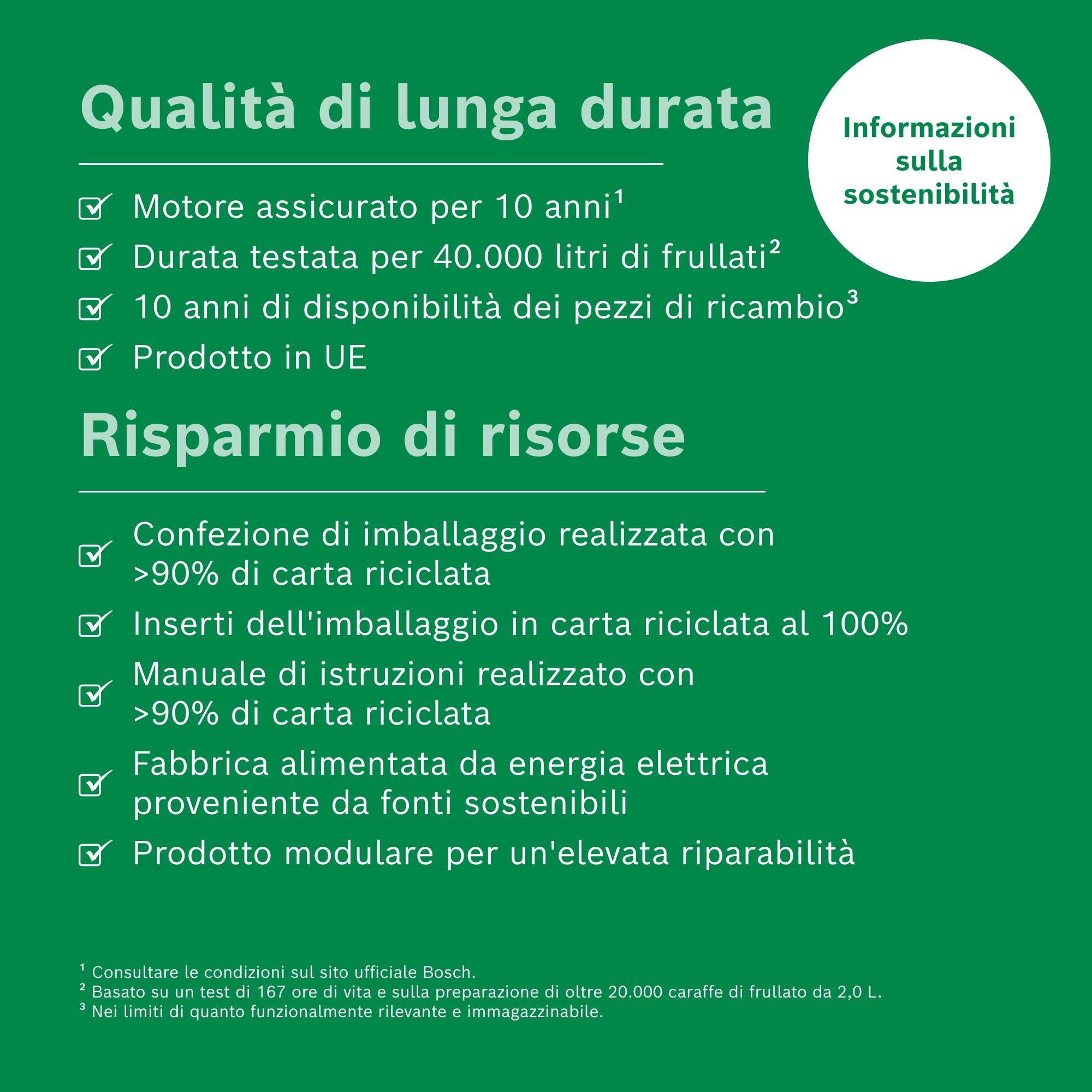 Bosch MMB6652B Frullatore, 1800 W, 6 Lame in Acciaio Inox, Caraffa 3L, Nero | Frullatore VitaPower Serie 6, Potente, 45.000 giri al min, 6 Programmi Automatici, Pulizia Automatica, Made in Europe