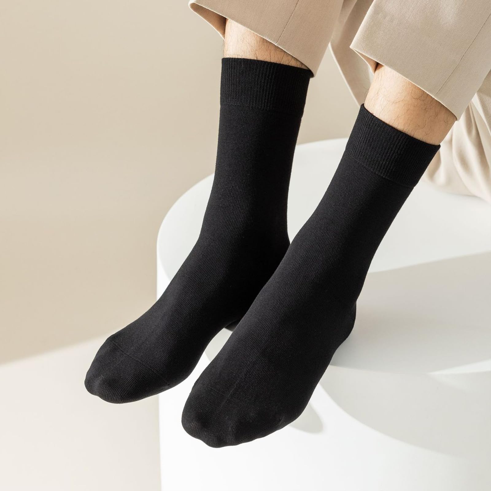 Wamicu Calzini Uomo E Donna, 5 Paia Calzini Donna Cotone, Ottima Qualità Di Cotone Calzini Unisex, Confortevoli E Traspirante Calze Running