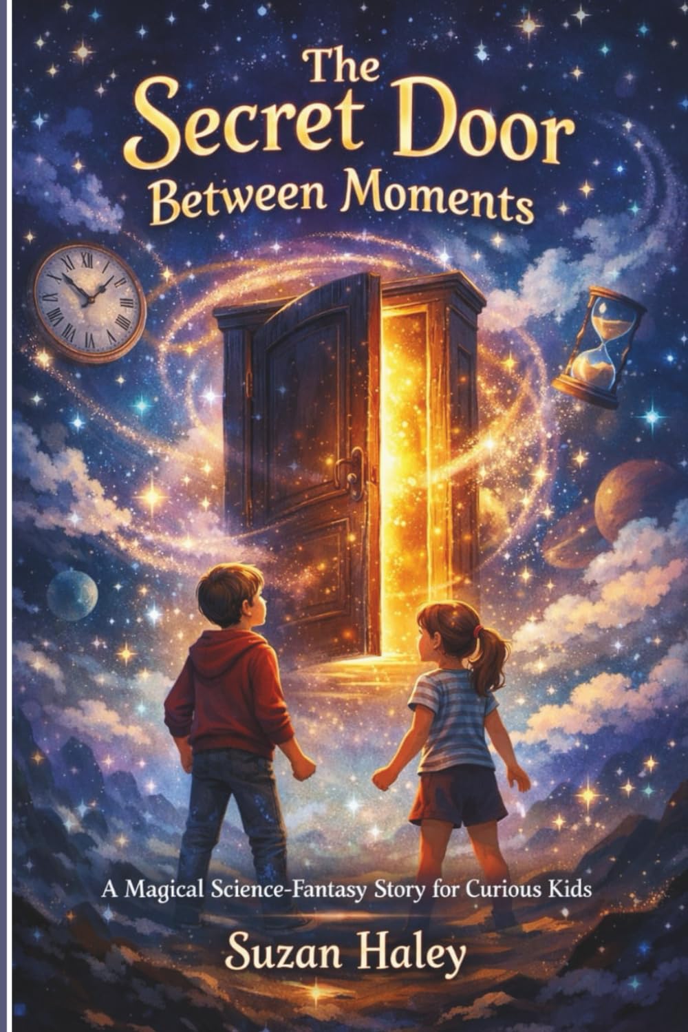 The Secret Door Between Moments: A Magical Science-Fantasy Story for Curious Kids