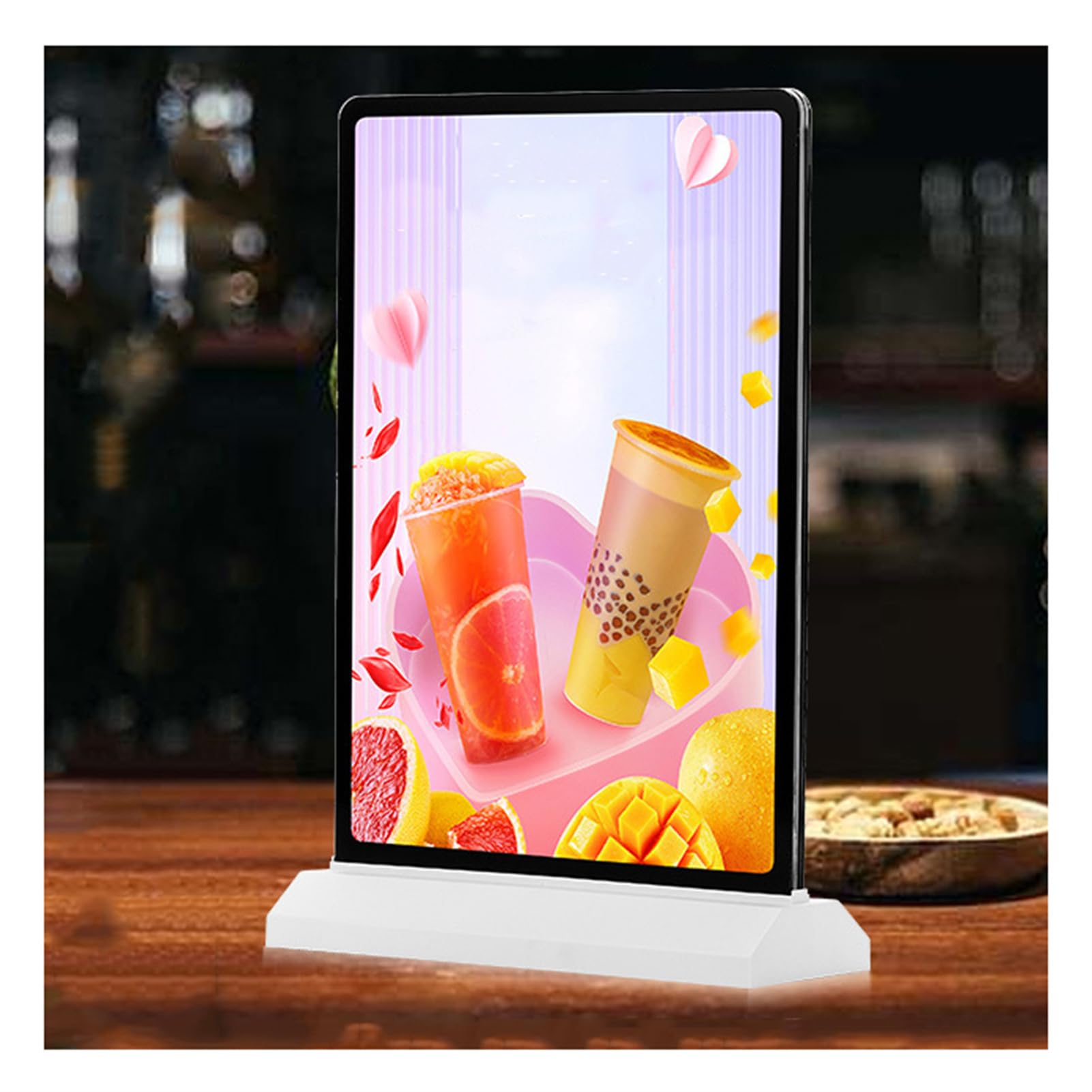 Amazon.com: FXNFXLA Acrylic Sign Holder with LED Light Box, Clear