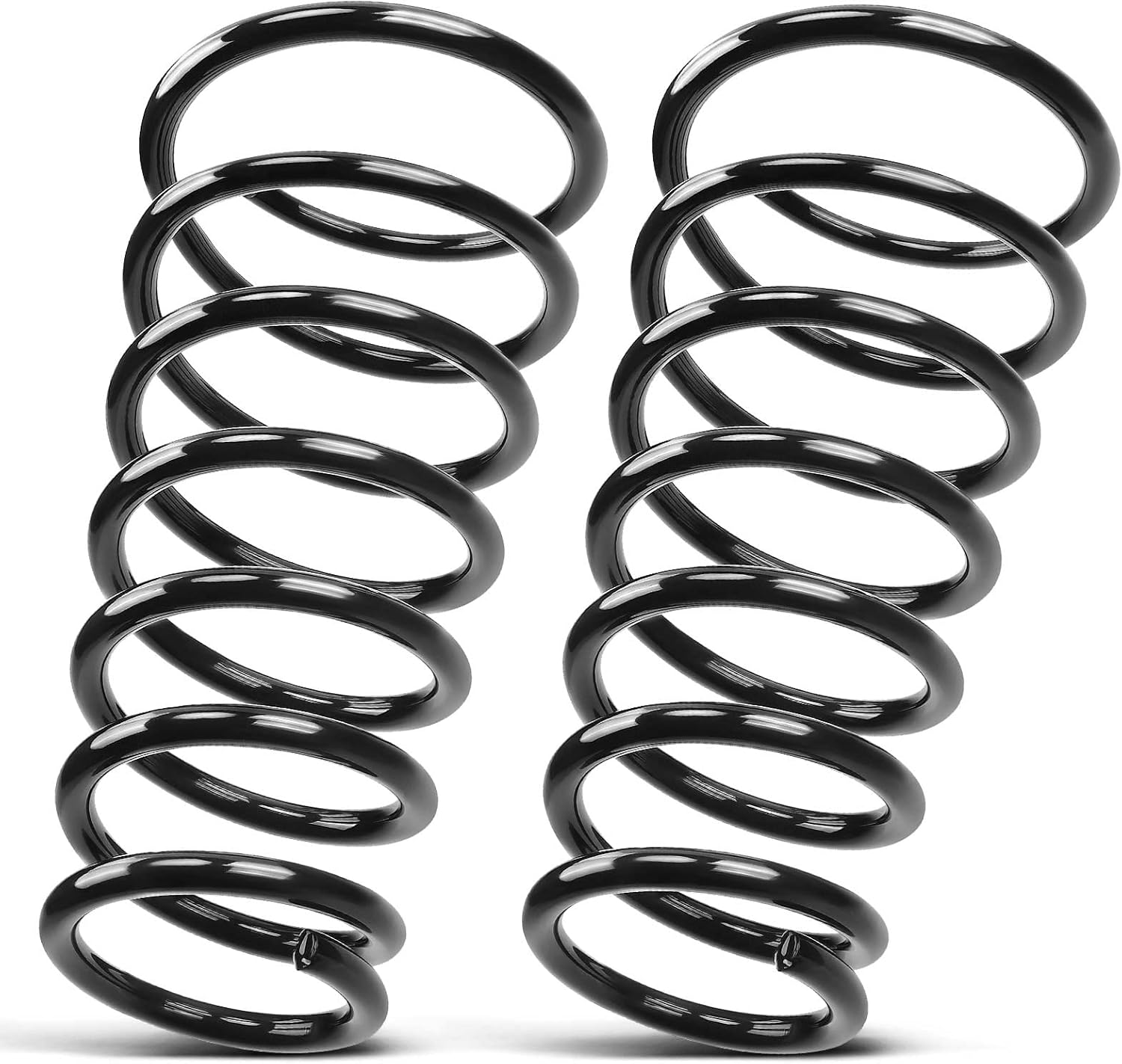 A-Premium Rear Coil Springs Compatible with Hyundai Accent 2000-2005 3.3L, Driver and Passenger Side, 2-Pack, Replace# 5533025000