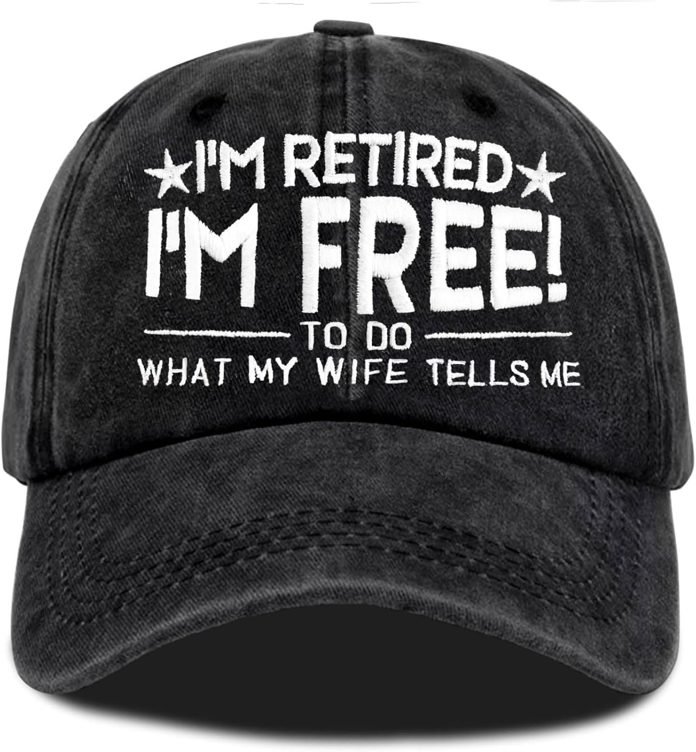 Ghazni Embroidered Retired Hat for Retirement Gifts for Woman Men - Adjustable Breathable Cotton Baseball Cap - Image 6