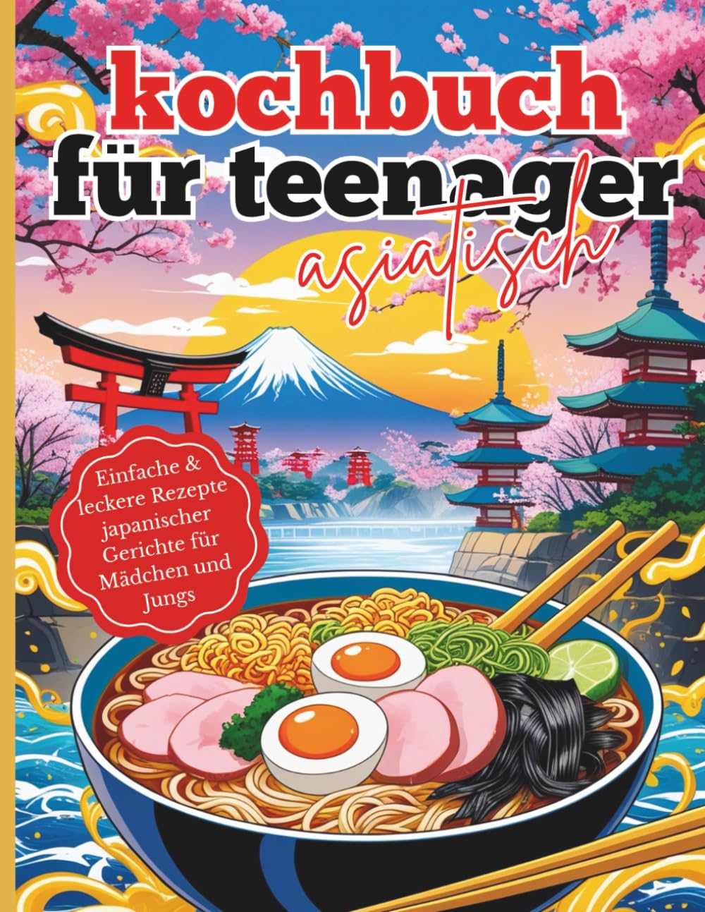kochbuch für teenager asiatisch: Einfache & leckere Rezepte japanischer Gerichte für Mädchen und Jungs