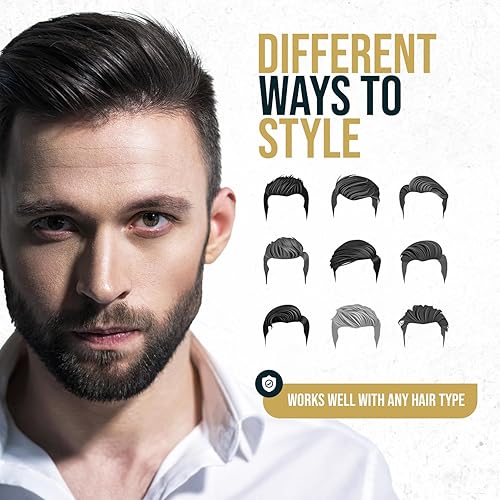 Miniatura 3 de ANDREW JAMES Be Easy  Pomada crema  Firme fuerte  Acabado mate natural  2.75 onzas  Paquete de 1