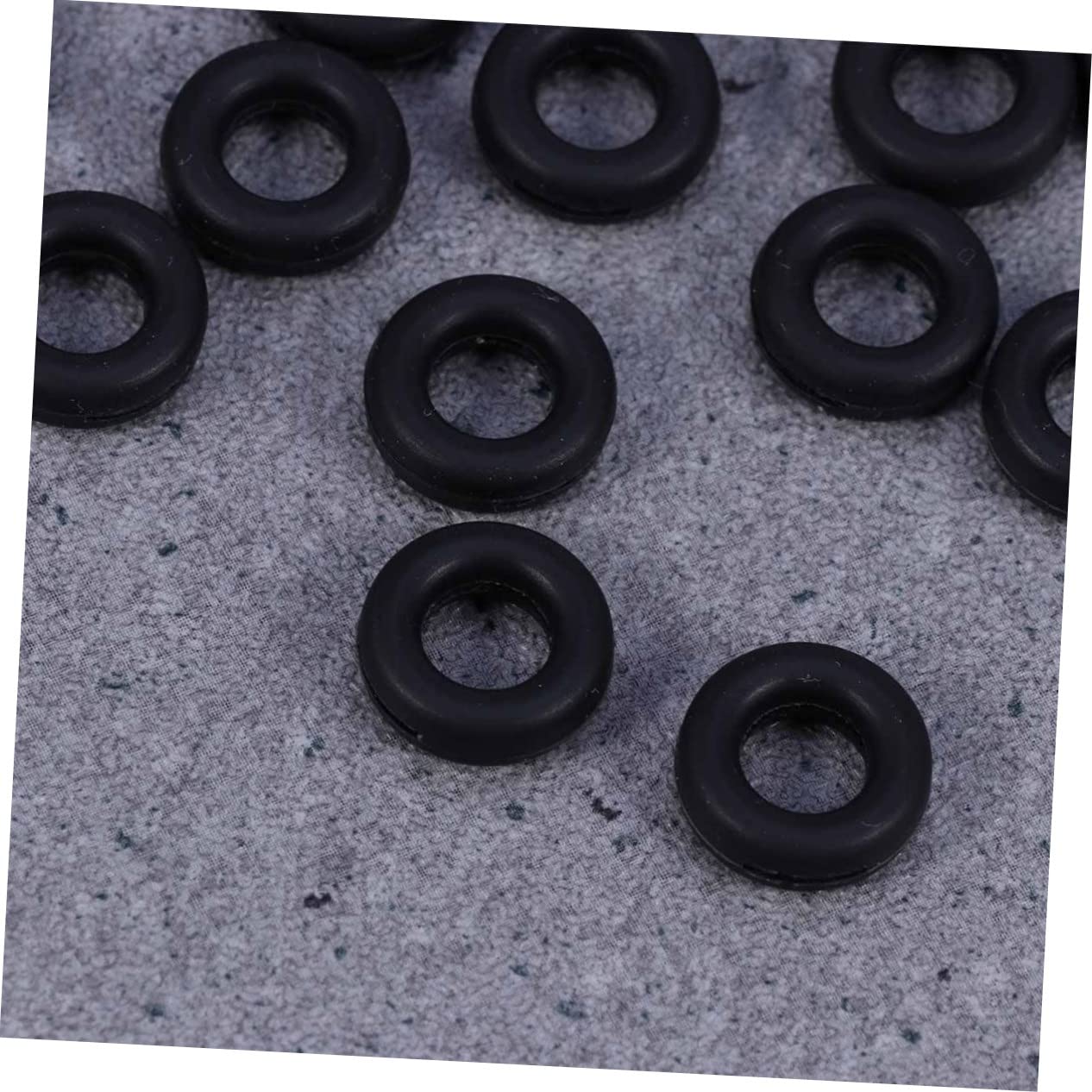 Healeved 10 Pairs Anti-Slip Ring Round Glasses Eyeglasses Sleeve Replacement Glasses Holder Eyeglass Anti- Slip Round Silicon Eyeglass Anti-Slip Round Glasses Retainers Black