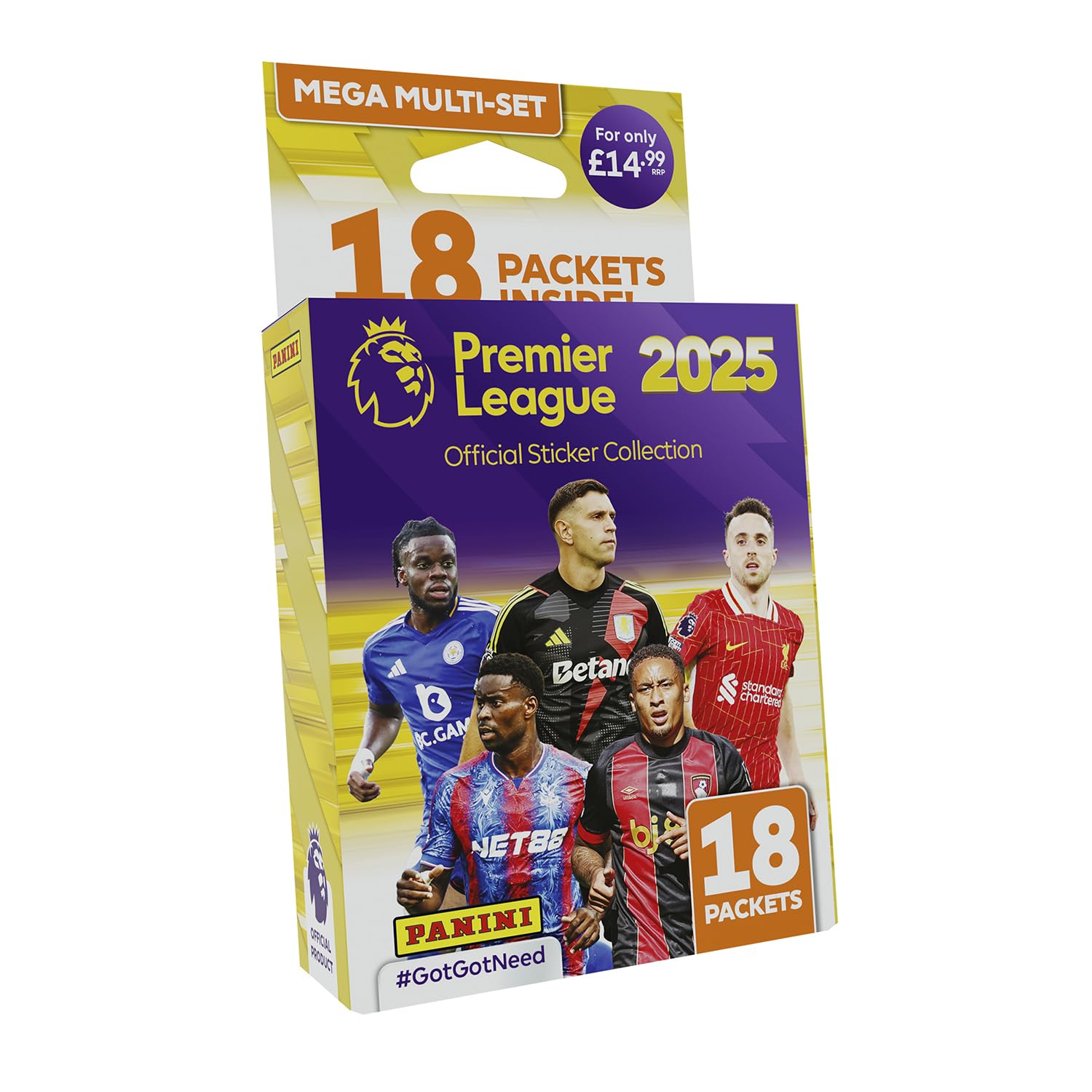 Premier League 2025 Official Sticker Collection - Mega Multiset