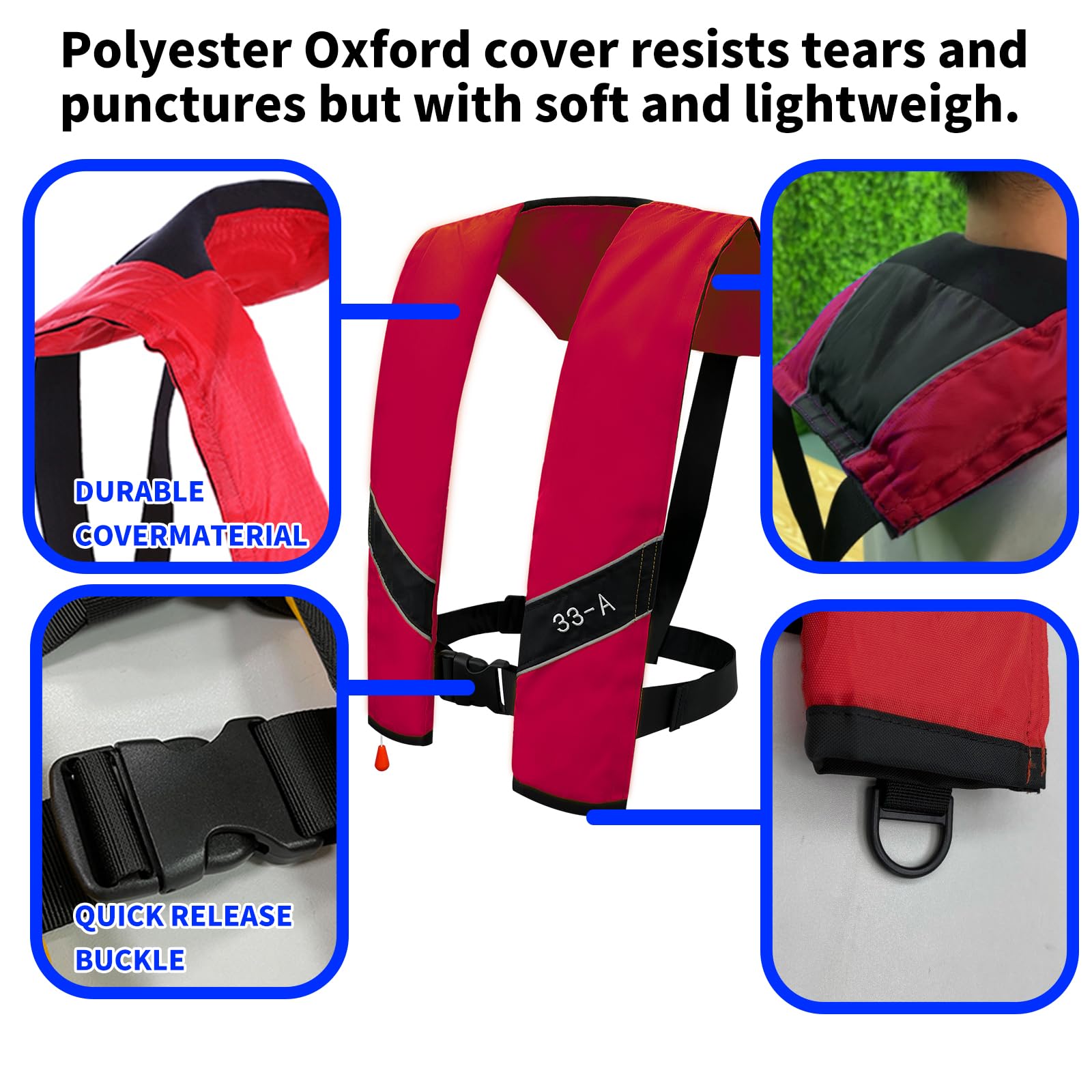 Amazon.com : Automatic Inflatable Life Jacket|Life Vest for Adults