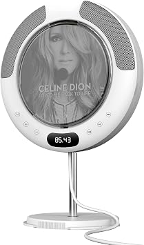 Portable CD Player with Bluetooth, FM Radio, Wall Mounted and Desk Stand CD Music Player Home Audio Boombox with Remote Control, Built-in HiFi Speakers, Support CD, USB, AUX Input/Output