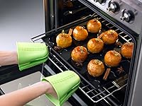 Vista 5 de Lekue Bandeja para hornear antiderrames de 12 x 16 pulgadas, color negro