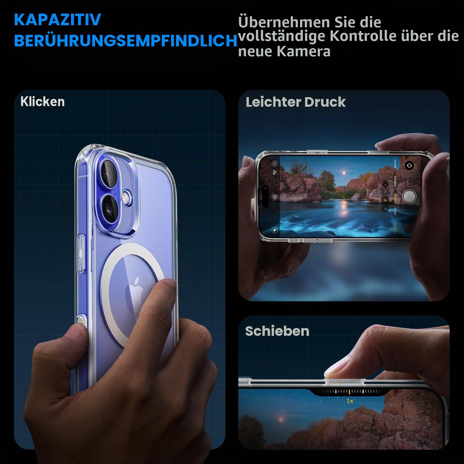 SUPCASE für iPhone 16 Plus Hülle 6.7' Kompatibel mit MagSafe Slim Handyhülle Dünn Case Durchsichtig Schutzhülle Backcover [Unicorn Beetle Mag] Handy Hülle für iPhone 16 Plus 2024 (Durchsichtig)