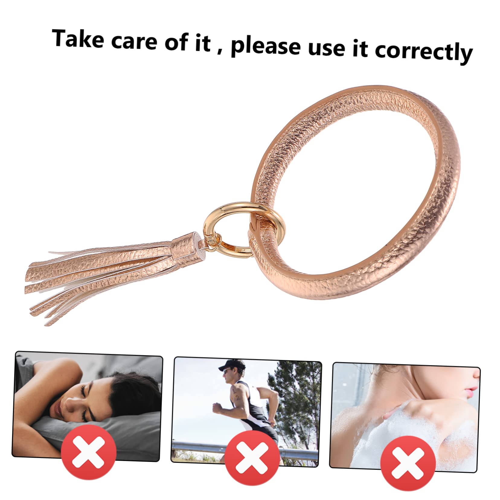 SHERCHPRY 2 llaveros colgantes para llavero, pulsera, llavero, brazalete, llavero, brazaletes