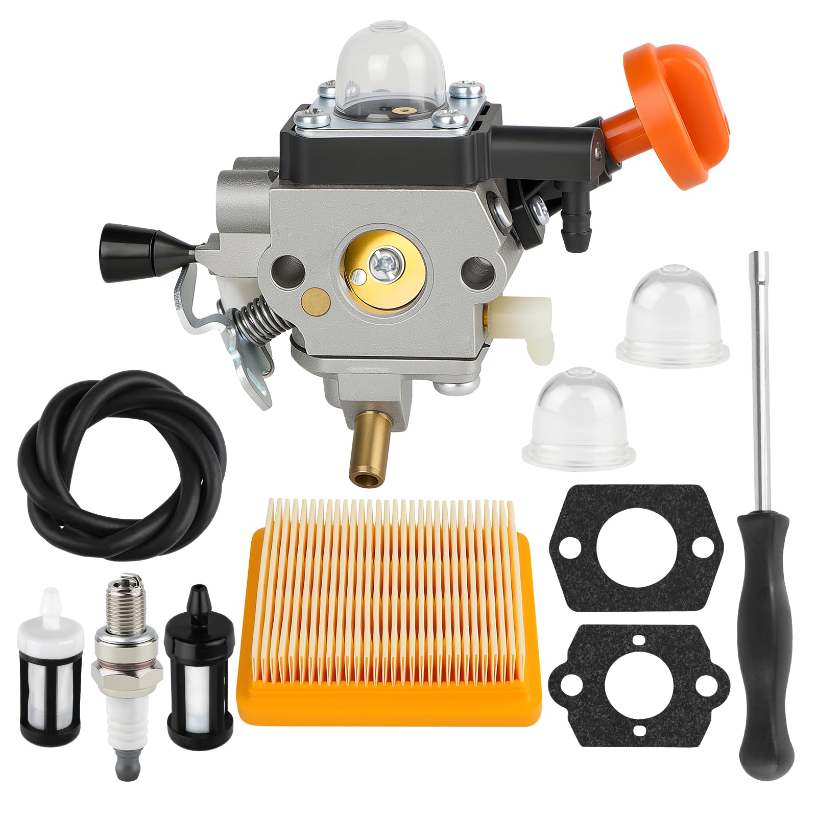 Gaźnik FS91 do gaźnika Stihl 4180-120-0615 do FS91R FS111R FS89 KM91R KM111R FC111 FC91 kosa szczotkowa trymer z filtrem powietrza