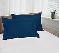 Vista 55 de Royale Linens Paquete de 2 fundas de almohada de tamaño estándar de 20 x 26 pulgadas, microfibra 1800, fundas de almohada de cama, resistentes a