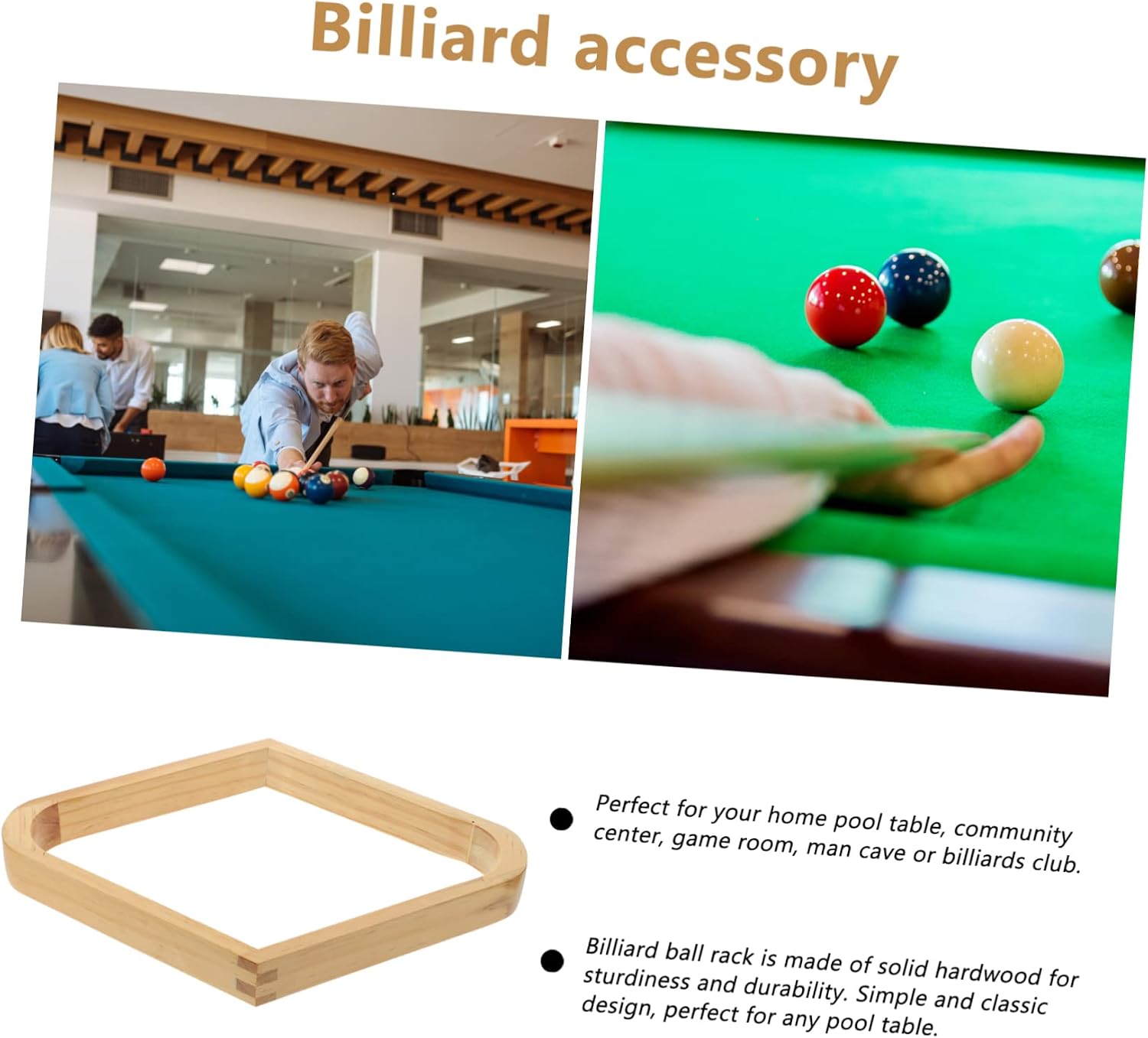 Mipcase 2pcs Billiard Ball Rack Snooker Pool Table Ball Holder Rack Billiards Stand Accessory