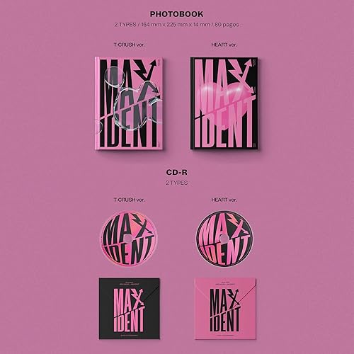 Miniatura 3 de STRAY KIDS - Mini álbum MAXIDENT HEART Ver. Photobook R + papel de letras + tarjetas de fotos + mini póster + calcomanía facial + 1 marco