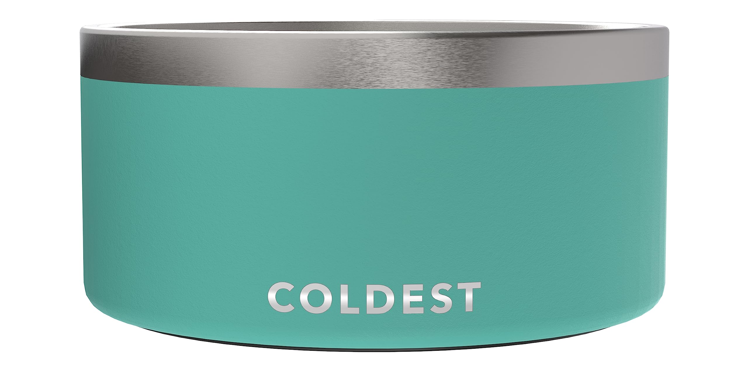 Coldest Dog Bowl - Anti Rust Metal & Non Slip Dog Bowls Large, Spill Proof Heavy Duty 3 Layers Insulated Dog Bowl - Food and Water Bowl for Dogs, Cats & Pets, Dishwasher Safe (200 oz, Terraform Green)
