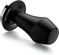 Vista 7 de Normcore Tamper de café con resorte de 1.791 in V4 para Flair Pro, Pro 2, base plana de acero inoxidable 304, mango ergonómico de aluminio